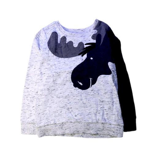A Grey Crewneck Sweatshirts from Seed in size 7Y for boy. (Front View)
