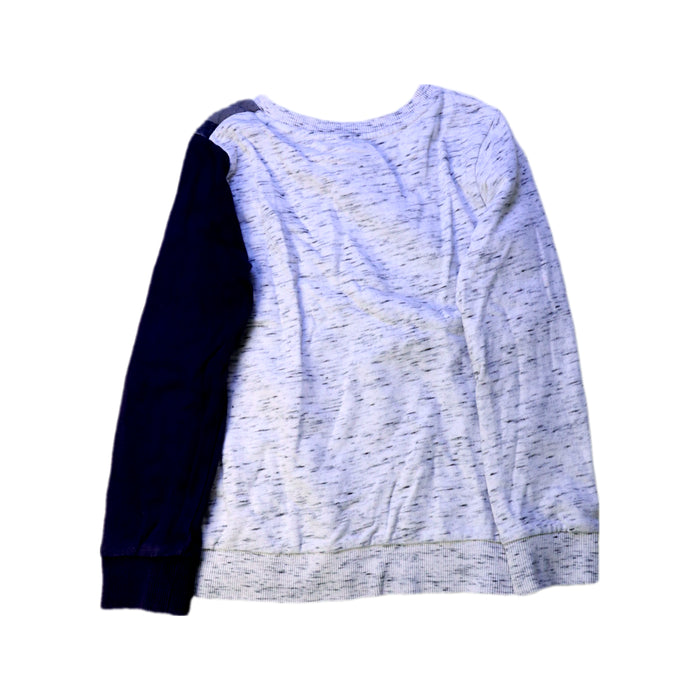 A Grey Crewneck Sweatshirts from Seed in size 7Y for boy. (Back View)