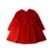 A Red Long Sleeve Dresses from Cyrillus in size 6T for girl. (Front View)