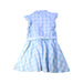 A Blue Sleeveless Dresses from Petit Bateau in size 8Y for girl. (Back View)