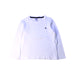 A White Long Sleeve T Shirts from Petit Bateau in size 5T for boy. (Front View)