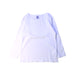 A White Long Sleeve T Shirts from Petit Bateau in size 5T for boy. (Front View)