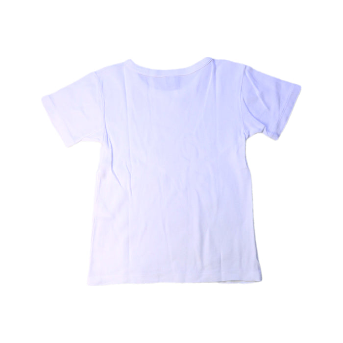 A White Short Sleeve T Shirts from Petit Bateau in size 5T for neutral. (Back View)