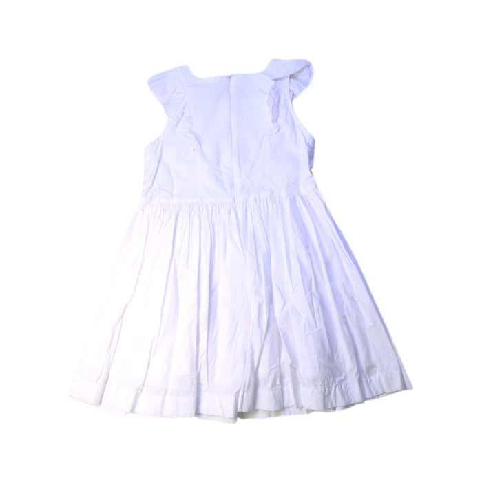 A White Sleeveless Dresses from Petit Bateau in size 8Y for neutral. (Back View)
