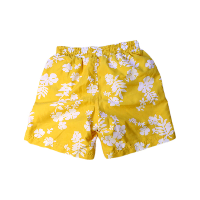 A Yellow Swim Shorts from Petit Bateau in size 5T for neutral. (Back View)