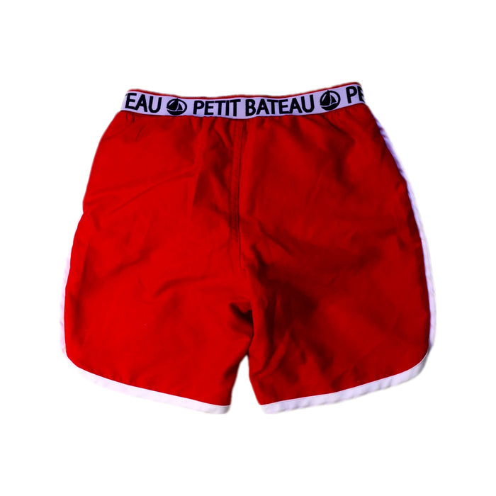 A Red Shorts from Petit Bateau in size 5T for neutral. (Back View)