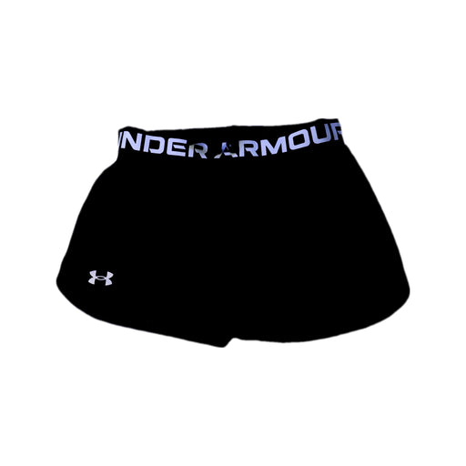 A Black Active Shorts from Under Armour in size 10Y for neutral. (Front View)