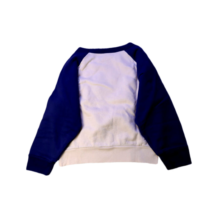 A White Crewneck Sweatshirts from Petit Bateau in size 6T for neutral. (Back View)