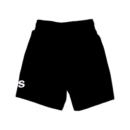 A Black Shorts from Adidas in size 7Y for boy. (Front View)