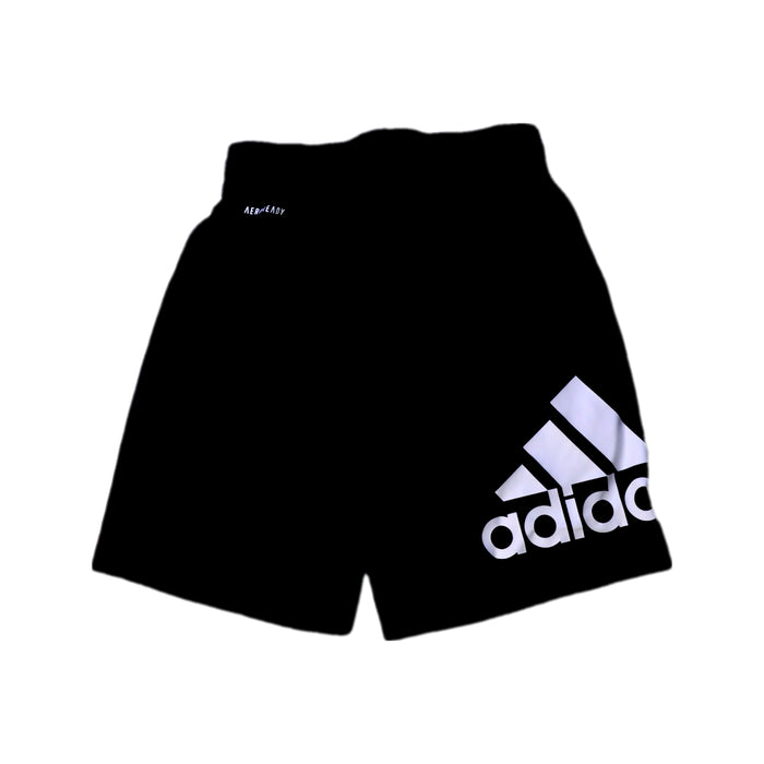 A Black Shorts from Adidas in size 7Y for boy. (Back View)