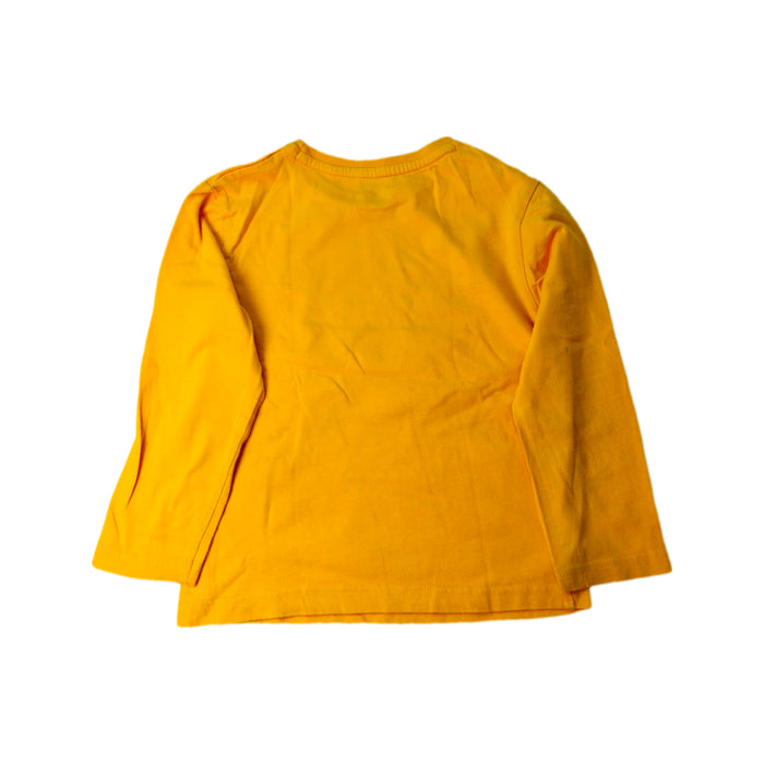 A Yellow Long Sleeve T Shirts from Mayoral in size 5T for boy. (Back View)