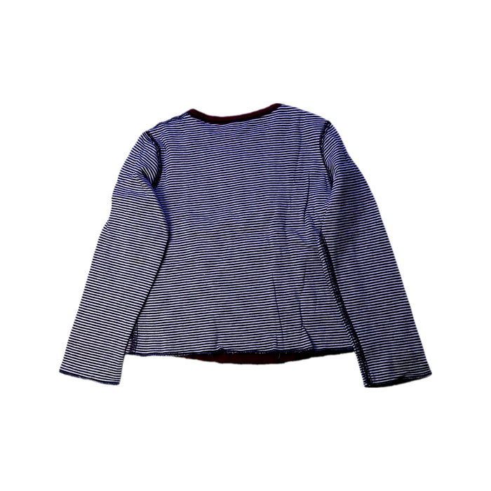 A Navy Long Sleeve T Shirts from Petit Bateau in size 5T for boy. (Back View)