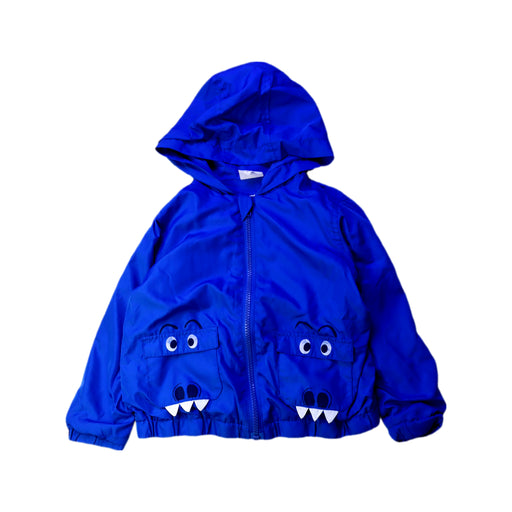 A Blue Rain Jackets from Seed in size 5T for boy. (Front View)