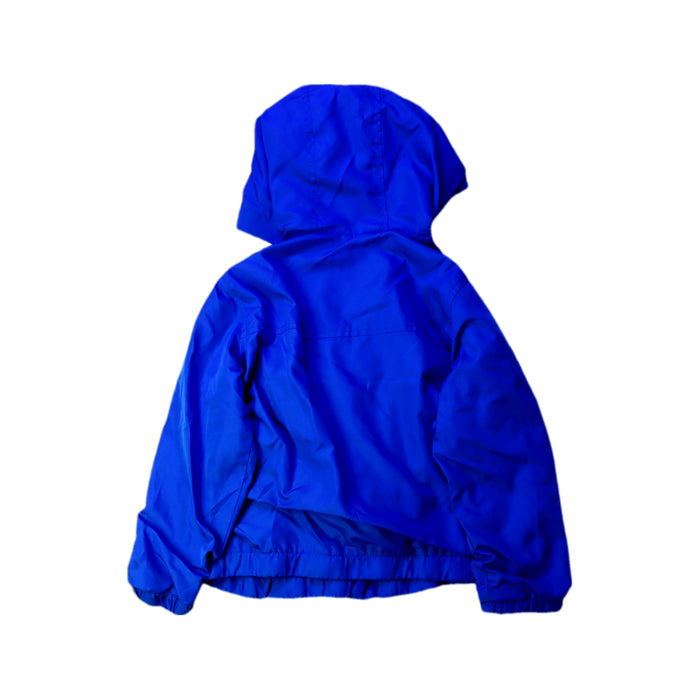 A Blue Rain Jackets from Seed in size 5T for boy. (Back View)