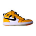 A Yellow Sneakers from Air Jordan in size 6T for neutral. (Front View)