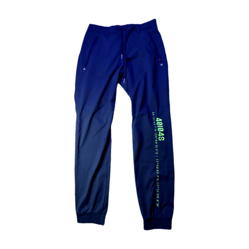 A Blue Active Pants from Adidas in size 14Y for neutral. (Front View)