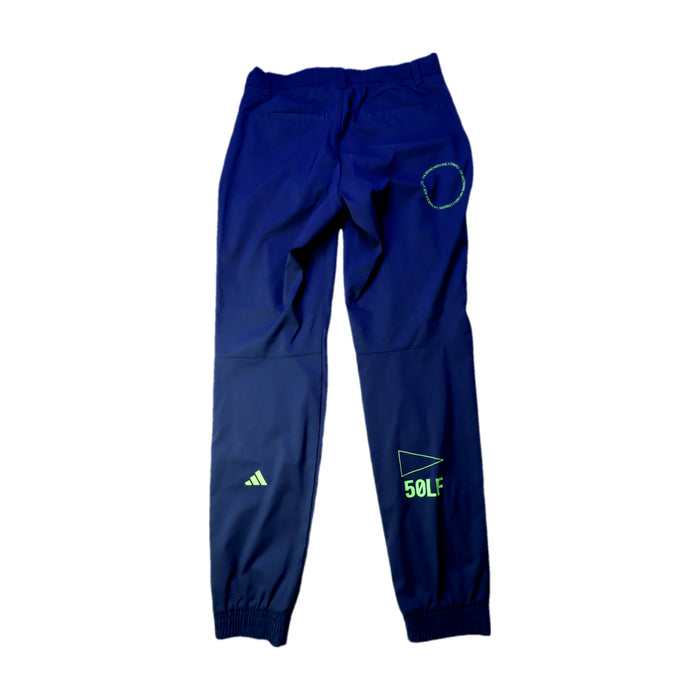 A Blue Active Pants from Adidas in size 14Y for neutral. (Back View)