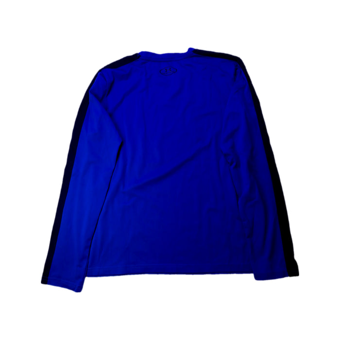 A Blue Long Sleeve T Shirts from Under Armour in size 14Y for boy. (Back View)