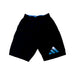 A Black Active Shorts from Adidas in size 12Y for boy. (Front View)