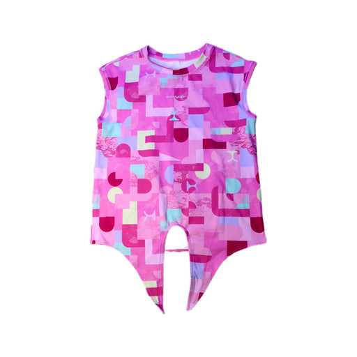 A Pink Short Sleeve Tops from Moody Tiger in size 7Y for girl. (Front View)