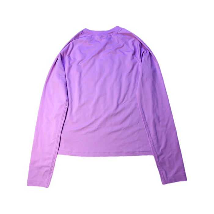 A Purple Long Sleeve Tops from The North Face in size 10Y for girl. (Back View)
