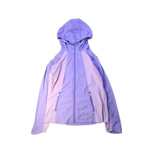 A Purple Lightweight Jackets from Moody Tiger in size 8Y for girl. (Front View)