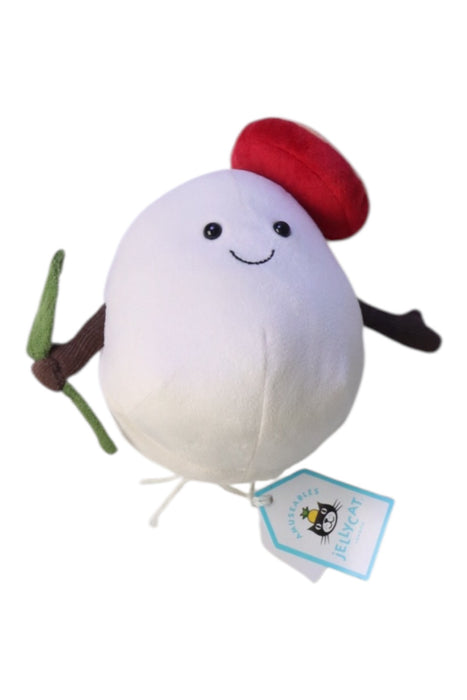 A White Soft Toys from Jellycat in size O/S for neutral. (Front View)