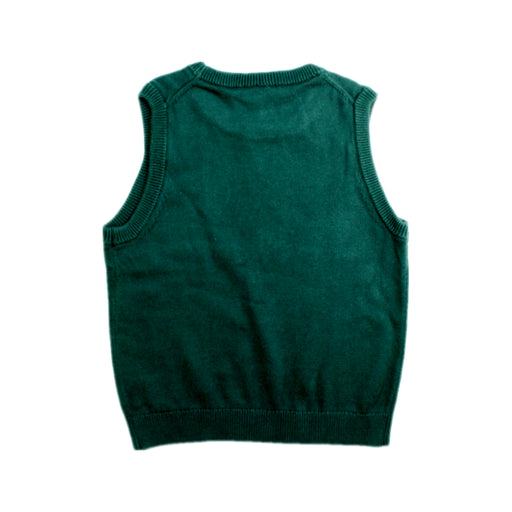 A Green Sweater Vests from Janie & Jack in size 4T for boy. (Back View)