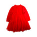 A Red Long Sleeve Dresses from Balabala in size 4T for girl. (Back View)