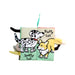 A Multicolour Soft Toys from Jellycat in size O/S for neutral. (Back View)