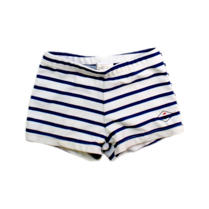 A White Swim Shorts from Week-end a la Mer in size 18-24M for boy. (Front View)