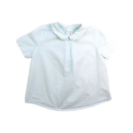 A Blue Short Sleeve Shirts from Fina Ejerique in size 2T for girl. (Front View)