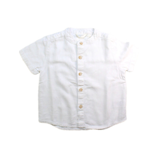 A White Short Sleeve Shirts from NORALEE in size 12-18M for boy. (Front View)