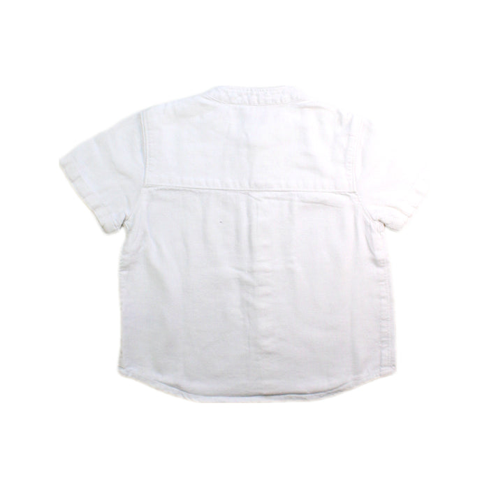 A White Short Sleeve Shirts from NORALEE in size 12-18M for boy. (Back View)