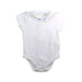 A White Short Sleeve Bodysuits from Jojo Maman Bébé in size 12-18M for neutral. (Front View)