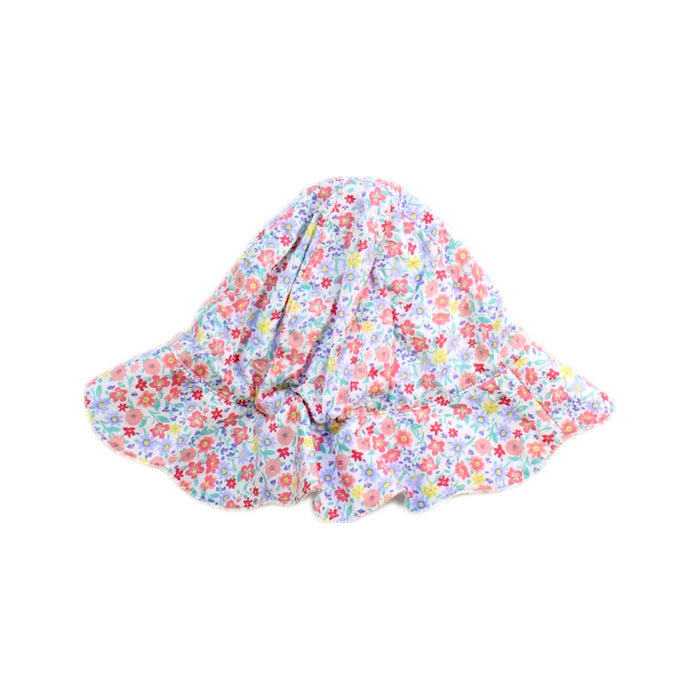 A Multicolour Sun Hats from Albetta in size 12-18M for girl. (Back View)