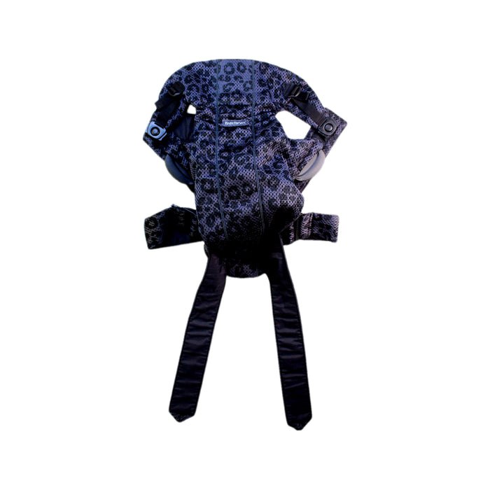 A Black Baby Carriers from BabyBjorn in size 0-3M for neutral. (Back View)