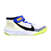 A White Sneakers from Nike in size 7Y for boy. (Front View)