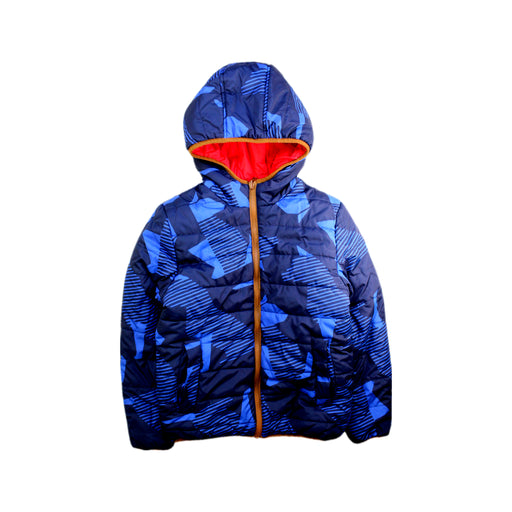 A Blue Puffer/Quilted Jackets from Catimini in size 10Y for boy. (Front View)