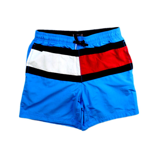 A Blue Swim Shorts from Tommy Hilfiger in size 10Y for boy. (Front View)
