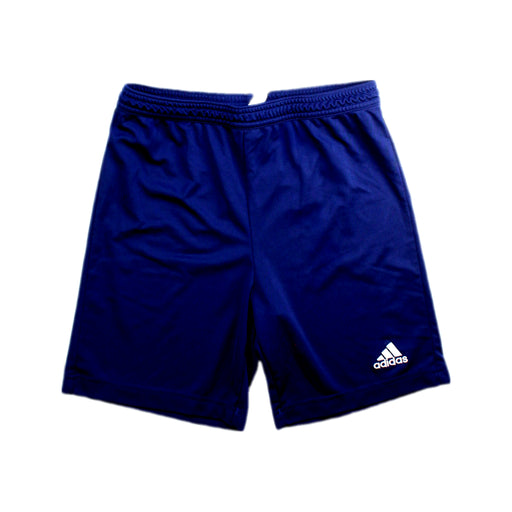 A Navy Shorts from Adidas in size 11Y for boy. (Front View)