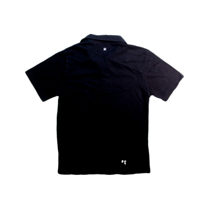 A Black Short Sleeve Polos from Volcom in size 10Y for boy. (Back View)
