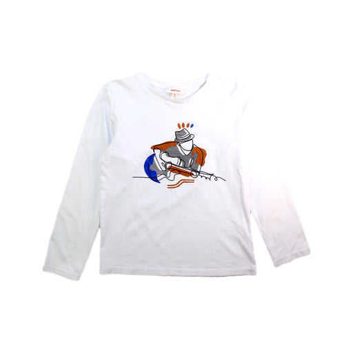 A White Long Sleeve T Shirts from Catimini in size 10Y for boy. (Front View)