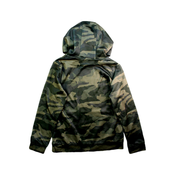 A Green Hooded Sweatshirts from Under Armour in size 10Y for boy. (Back View)