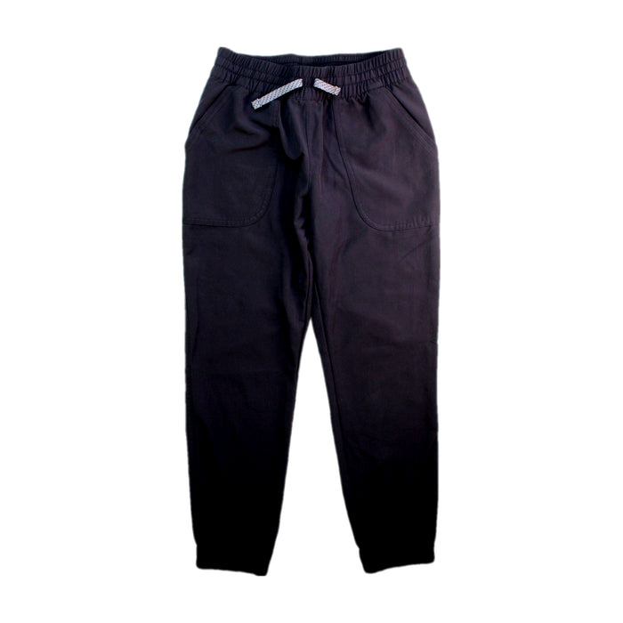 A Black Sweatpants from Patagonia in size 10Y for boy. (Front View)