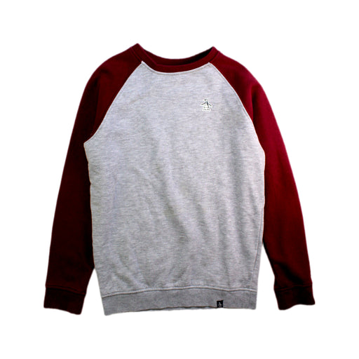 A Burgundy Crewneck Sweatshirts from Penguin by Munsingwear in size 9Y for boy. (Front View)