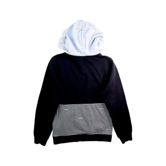 A Black Hooded Sweatshirts from Volcom in size 10Y for boy. (Back View)
