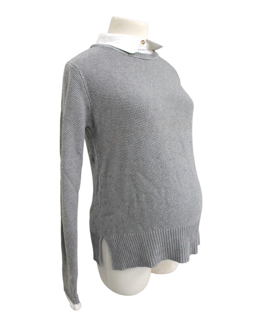 A White Long Sleeve Tops from Seraphine in size Maternity-S for girl. (Front View)