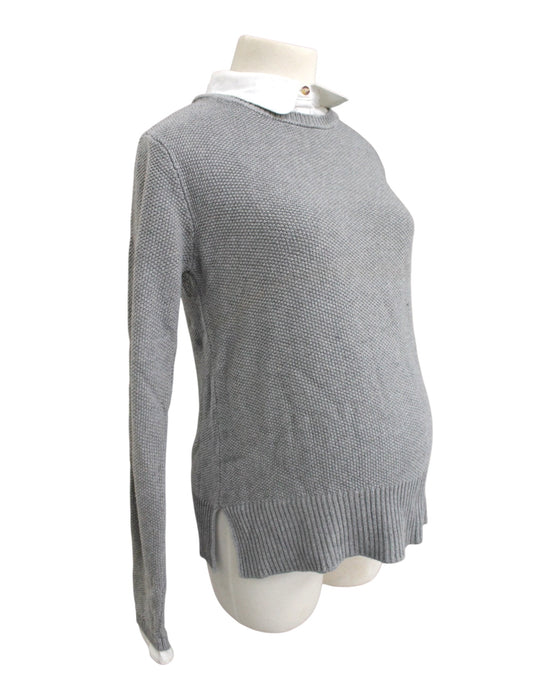 A White Long Sleeve Tops from Seraphine in size Maternity-S for girl. (Front View)
