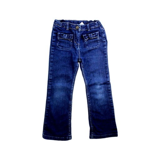 A Blue Jeans from Jacadi in size 6T for girl. (Front View)